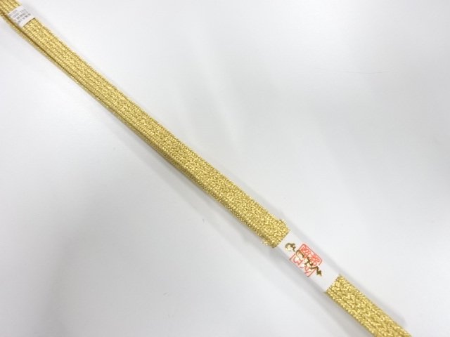 未使用品　正絹　帯留め用　手組三分紐